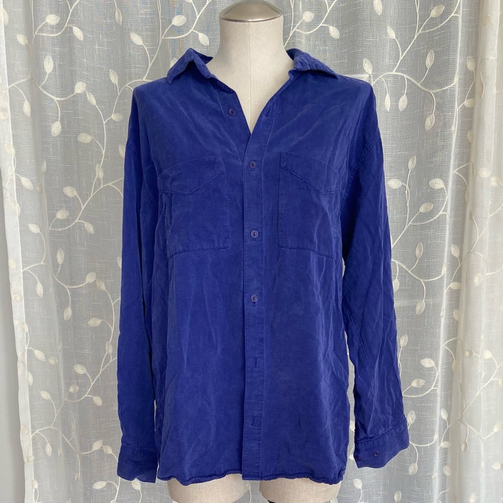 royal blue button-up✨